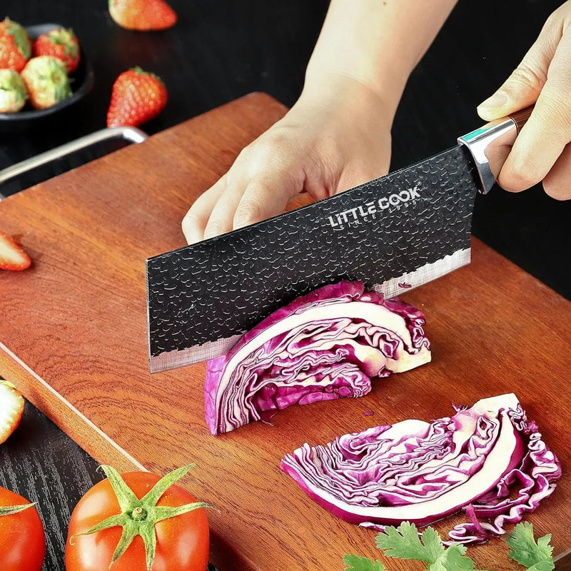 Juego De Cuchillos De Chef De 3 Piezas, Negro
