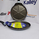 Parrilla Asador Arepas Universal Aluminio Antiadherente 20cm Negro