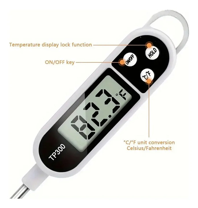 Termometro Digital En Cocina, Chocolate, Velas + Pilas