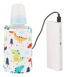 Botella Portátil Para Leche Con Usb Y Termostato Dinosaurio