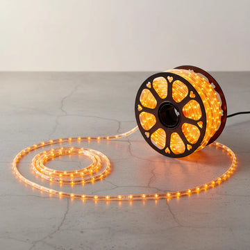 Manguera Led 3 Vias Luces Navideñas X 10mt Amarillo