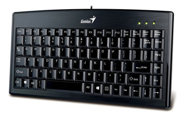 Teclado Compacto Usb Genius Luxemate 110 Español Color Del Teclado Negro