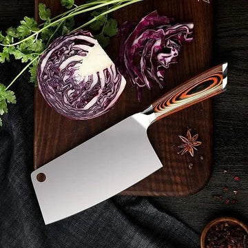 Cuchillo Achuela Acero De 15 Cm Para Cortar Carne Negro