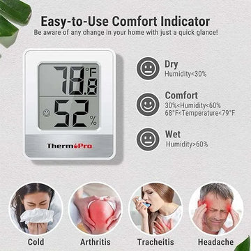 Thermopro Tp49 - Termómetro Higrómetro Digital Interiores