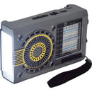 Radio Portátil 3 Bandas Retro Parlante Linterna Carga Solar Diseño