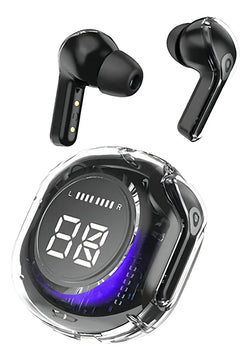 Audífonos Innovo PodsPRO Bluetooth Inalámbricos Negro con Micrófono y Luz LED