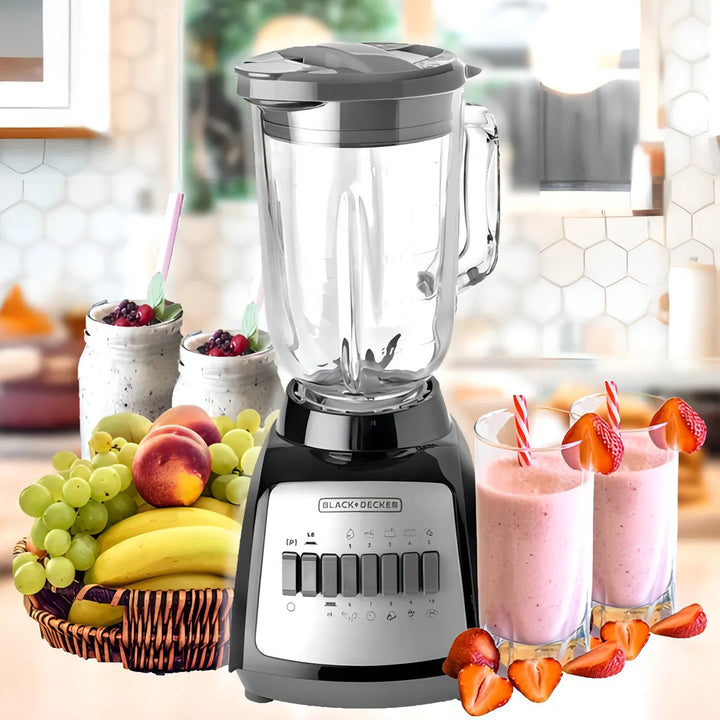 Licuadora Black And Decker Durapro 12 Vel Blbd210gr-mx Color Negro