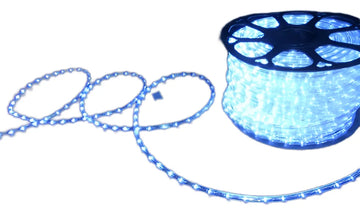 Manguera Led 3 Vias Luces Navideñas 15mt Blanco Hielo