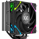 Cooler Cpu Xyz Thermax 4 Black Vortex Argb Fan Pwm Control