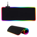 Rgb Alfombrilla De Ratón Iluminada Led Colorido Para Juegos Negro