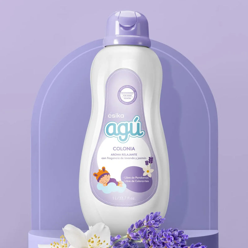 Colonia Bebe Agú Lavanda Y Jazmín Litro Esika