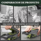 Cortador De Verduras - Multi Picador Vegetales Gris Oscuro