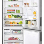 Nevera Lg Bottom Freezer 461lt Tecnología Naturefresh Plata Plateado