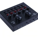 Mini Mezclador Audio En Vivo, Tarjeta De Sonido Externa Usb