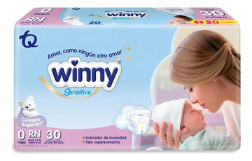 Pañal Winny Sensitive Etapa 0 30 Unidades Oferta Recién Nacido (rn) Sin Género