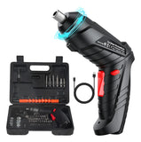 Destornillador Inalambrico Electrico 47 En 1 Recargable Exte - Negro