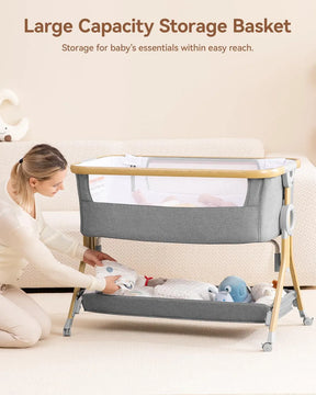 Moisés 3 En 1 Para Bebé Cuna Portátil Ajustable Y Plegable