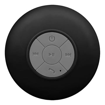 Mini Parlante Altavoz Bluetooth Resistente Al Agua Manos Lib Negro