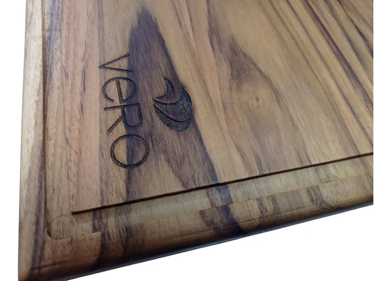 Tabla Picar Servir Madera Teca Cortar 40*26cm R4026