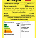 Lavadora Haceb 16kg Digital Superior Negra Lav Zou 16kg D Ne Gris