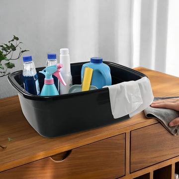 Vababa Paquete De 3 Baneras Grandes Color Negro, Lavabo De 1