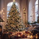 Qbis 200 Luces Led De Navidad De Color Blanco Cálido Con C.