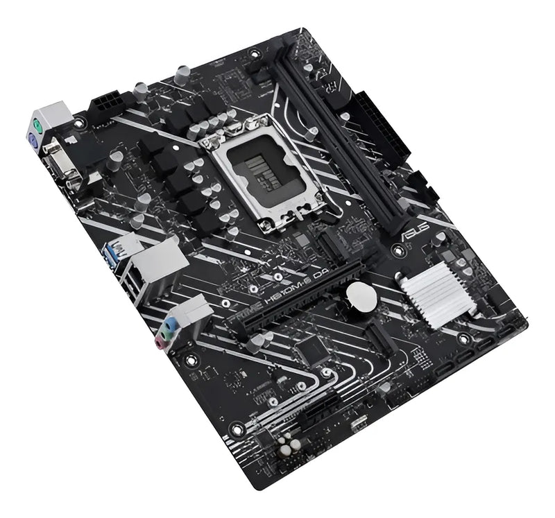 Motherboard Asus Prime H610m-e D4 Intel S1700 Ddr4 Acuario Color Negro