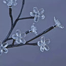 Árbol Flor 20 Led Ramal Guirnalda Pilas Iluminación Jardin Marrón