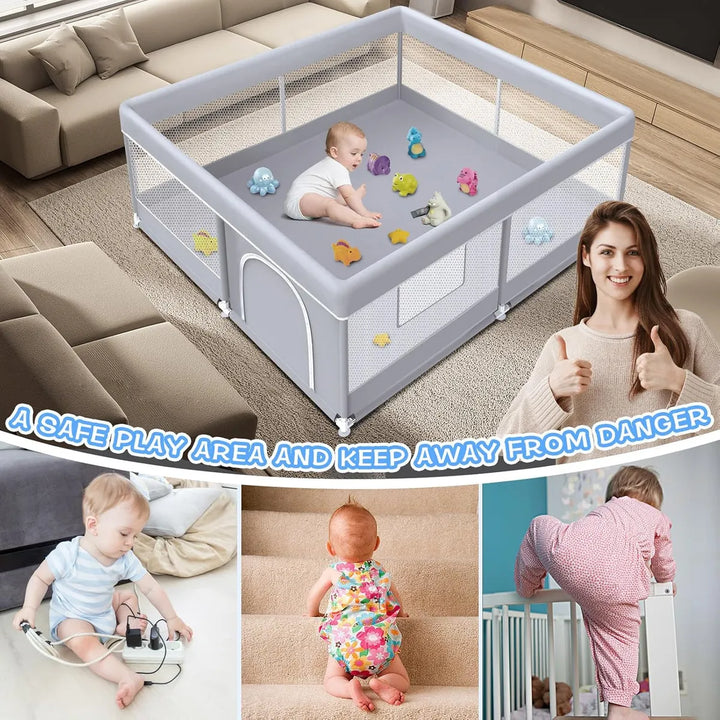 Corralito Ultra Seguro 50 X 50 Para Bebés Y Niños