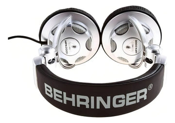Fone de ouvido over-ear Behringer HPX2000 plateado e negro