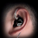 Audífonos Kz Saga Improved Bass Monitores In-ear Hifi Gamer Color Negro Con Micrófono