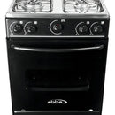 Estufa De Piso Con Horno Abba 4 Pts Gn At 101-3n N Negro