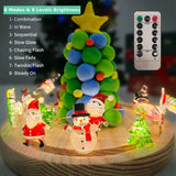 Luces Navidenas Led Con Control Remoto Y Alambre Flexible.