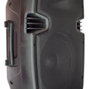 Cabina Recargable Américan Sound 10 Pulgadas Base+microfono Negro