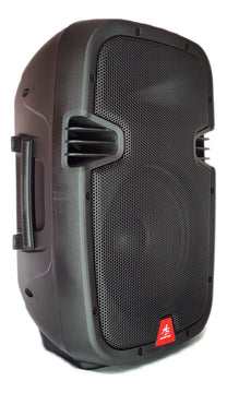 Cabina Recargable Américan Sound 10 Pulgadas Base+microfono Negro