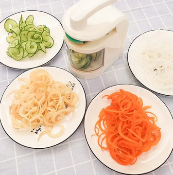 Cortador De Verduras Rayador Multifunción Spiralizer Manual
