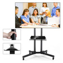 Soporte Tv Pedestal Móvil con Ruedas para Tv 32 A 70 Pulgada Color Negro