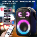 Tronsmart Altavoz Bluetooth Portátil Halo 100 Para Fiestas Color Negro