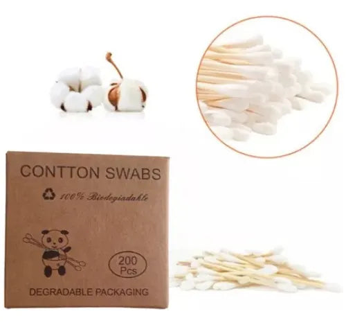 Copitos Ecológicos Hisopos En Bambú - Unidad A $49