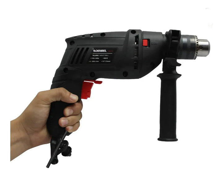 Taladro Rotomartillo Eléctrico De 1/2 Negro 60