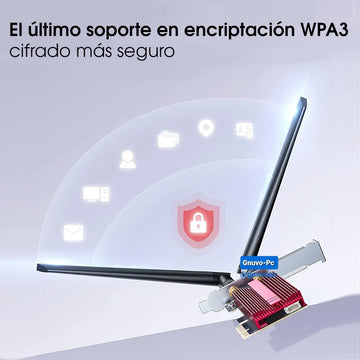 Tarjeta Pci Express Wifi 6e Bluetooth 5.3 Redes 5 6 Ghz Wpa3