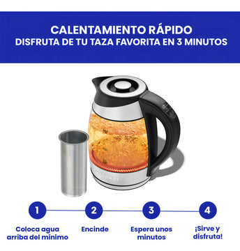Lava Electrica Chefman Rj11-17-cti-rl 1.8 L Inox