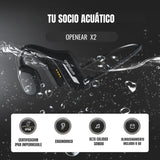 Audifonos Conduccion Osea Bluetooth Microfono Natacion Ipx8 Negro