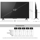 Televisión TCL 43" 43V6C 4k-uhd - Smart TV Google