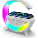 Bocina Bluetooth Altavoz Cargador Inalámbrico Led Rgb