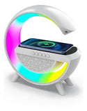Bocina Bluetooth Altavoz Cargador Inalámbrico Led Rgb