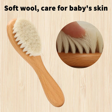Cepillos De Madera Suaves Para Bebes