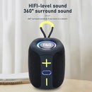 Parlante Portátil Bluetooth Inalámbrico Tws Negro Con Ipx5