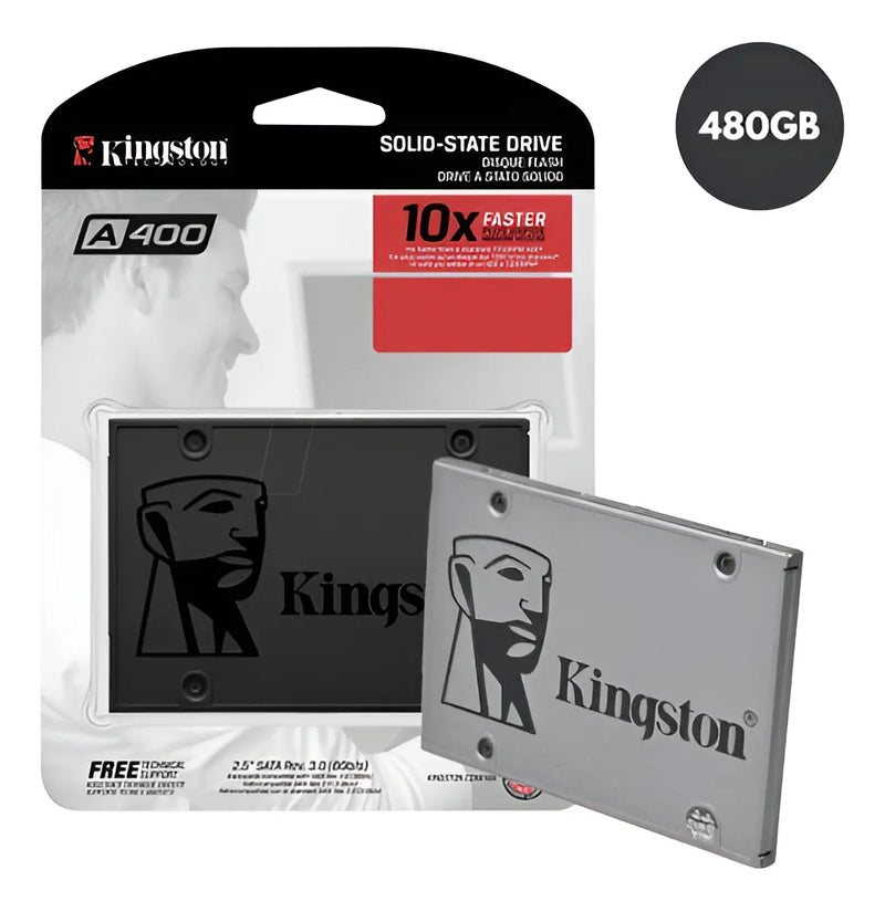 Ssd Disco Unidade De Estado Sólido 480gb Kingston