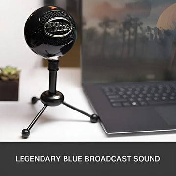 Microfono Usb Blue Snowball Para Pc Y Mac Color Gloss black